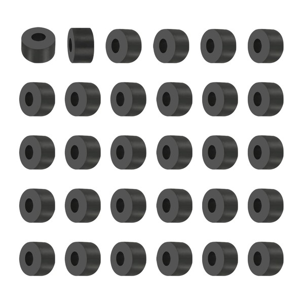 PATIKIL Multi Purpose Rubber Spacer, 30Pcs 6mm ID x 12mm