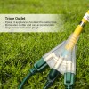 DEWENWILS 3FT Tri-Tap GFCI Extension Cord Heavy Duty 12/3 SJTW