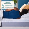 Sleep Innovations Dual Layer 4 Inch Memory Foam Mattress Topper,