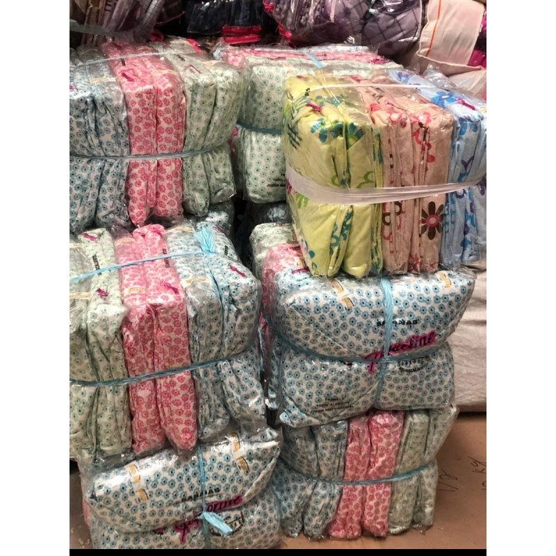 Jaqueline 6 Sábanas Franela Individual 100% Algodón Colores Surtidos