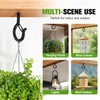 TviewSmart Q Hanger Screw Hooks for Hanging Outdoor String Lights