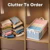 Foldable PVC Storage Box for Clothes - Transparent Dust-Resistant Organizer