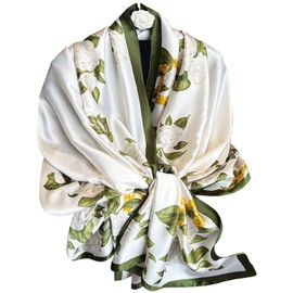 Dress Scarves Shawl Wraps Long Silky Scarf for Women Dressy Fashion Lightweight for Decorative Formal Evening Gowns-1002