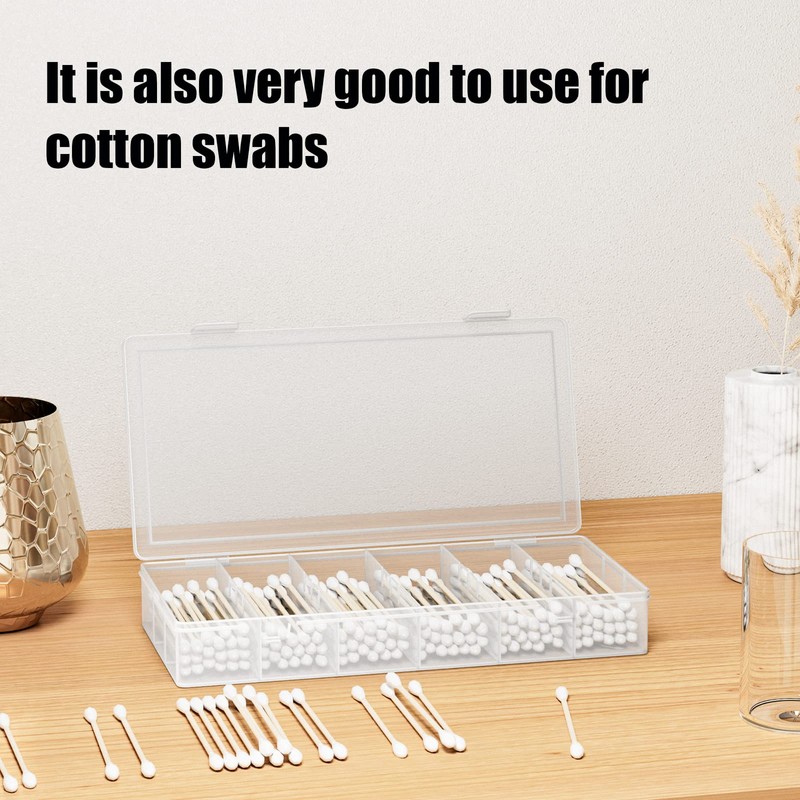 BAGTeck clear visible plastic storage box cosmetic tools storage box