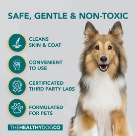 The Healthy Dog Co All-Natural Dog Shampoo & Conditioner, Safe & Gentle Puppy Shampoo, Honey & Oatmeal Dog Shampoo for Smelly Dogs, Nourishing Dog Shampoo for Sensitive Skin - 500 ml (Honey & Oatmeal)
