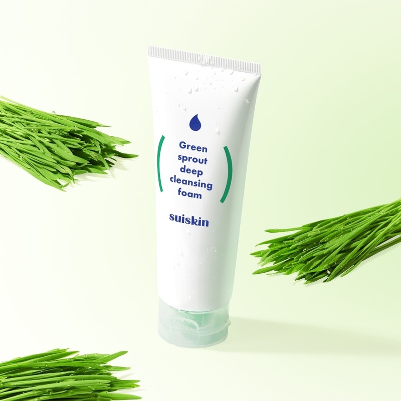 suiskin Green Sprout Deep Cleansing Foam 150ml - suiskin Green