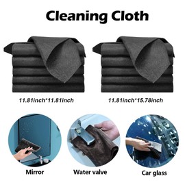 GWAWG Thickened Magic Cleaning Cloth (30 x 30 cm/40 x 30 cm), 12 Pack Streak Free Reusable Microfiber Cleaning Cloths, Cleaning Cloths, Streak Free and Lint Free for Household, Kitchen,