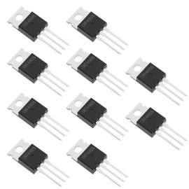 10pcs IRF4905 Transistor MOSFET TO-220 Transistor with Field Effect, Channel, P 74A, 55V, Tubes with Field Effect, Rectifier with Channel, P 2.54mm