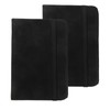2 Pack A7 Notebook Small Pocket Leather A7 Notepad with