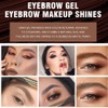 Eyebrow Gel, Eyebrow Dye/Eyebrow Tint/Semi-Permanent Eyebrow Gel Tattoo Brow Waterproof