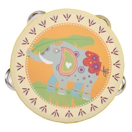 SUPVOX Handheld Tambourine Drum for Ergonomic Musical Instrument for Classroom Activities Crisp Engagement