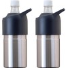Atlas PET Bottle Holder Flask 2-Piece Set, Cools, PET Bottle