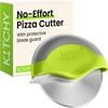 Kitchy Pizza Cutter Wheel with Protective Blade Cover, Ergonomic Pizza