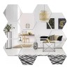 90 Pegatinas Acrílicas Plata Espejo Diy Arte Adesivos De Parede Decorativas