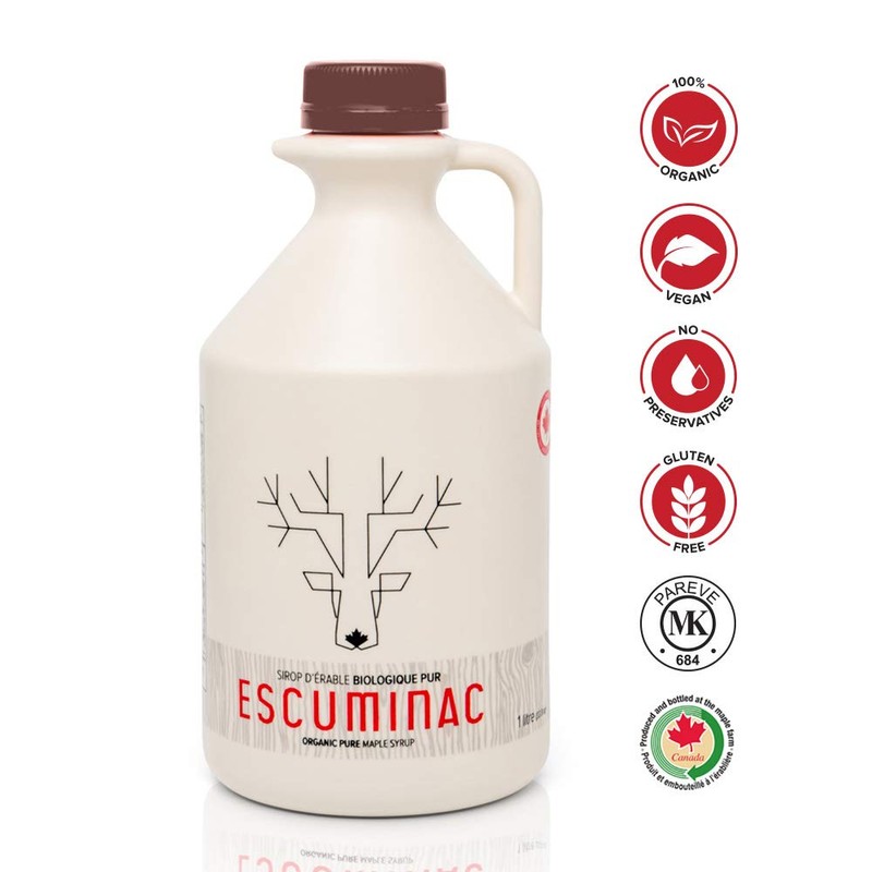 Award Winning Escuminac Late Harvest Canadian Maple Syrup. Family Size