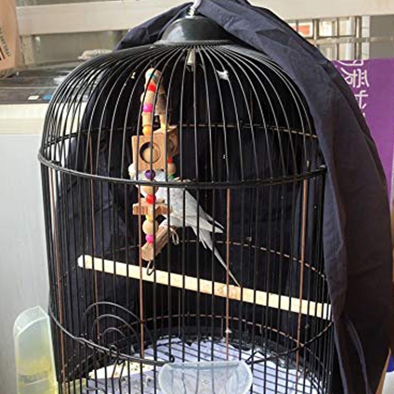 QBLEEV Round Parrot Birdcage Cover Pet Universal Blackout Cage Cover