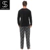 Strong Souls Mens Luxury 2 Piece Long Pyjamas Pjs Stag