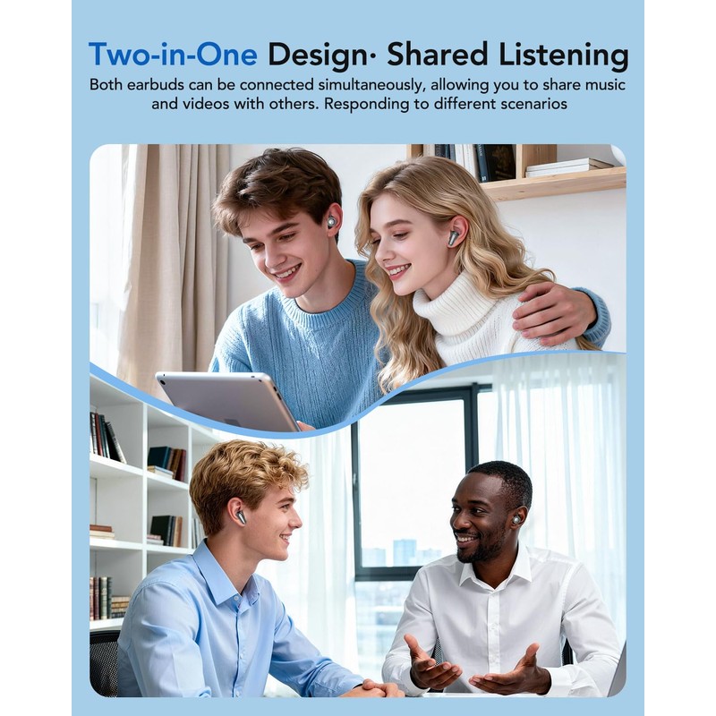MINISO MS108 AI Translation Earbuds Real Time, Translation Earbuds Support