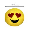 Blinkee Light Up Emoji Heart Eyes Decorative Pillow - Nylon