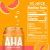 AHA Sparkling Water, Orange Grapefruit Flavored Water, Zero Calories, Sodium