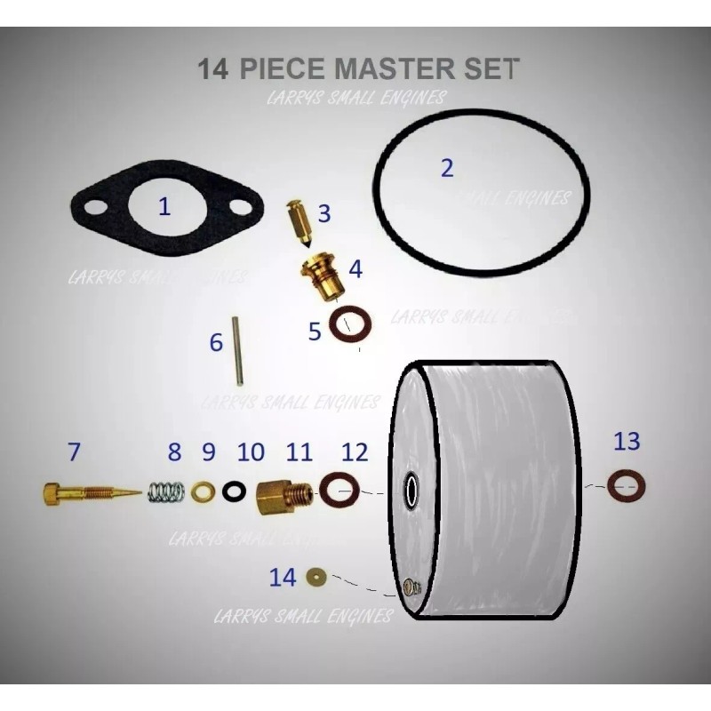 LME Walbro Carburetor Kit CARBURETOR KIT for 70s JOHN DEERE