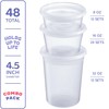 GUSTO To Go Food Containers with Lids [8 oz, 16