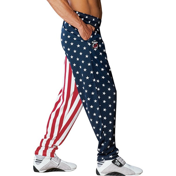 Otomix Men's American Flag USA Baggy Workout Pants Medium
