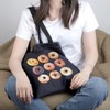 PWHAOO Bagel Lover Gift Bagel Design Tote Bag Bagel Eater