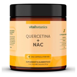 🛡️💊 VitalBotanics Quercetina + NAC + Zinc + Vitamina C | Inmunidad & Antioxidantes | 60 Cáps