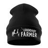 Purple Print House Legendairy Farmer Beanie Hat - Funny Dairy