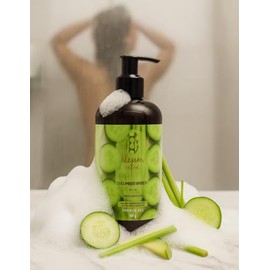 Jabón Líquido Oleum Vitae Cucumber Breeze Shower Gel, 360 G