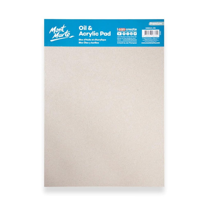 Mont Marte Acrylic Paper A4 – Premium Oil and Acrylic