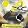 Universal Car Steering Wheel Lock with 3 Keys, High Visibility