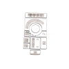 Unbranded Alloy Terrain Mode Button Decoration Stickers For Land Rover