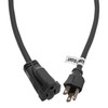 Watson AC Power Extension Cord (14 AWG, Black, 25')