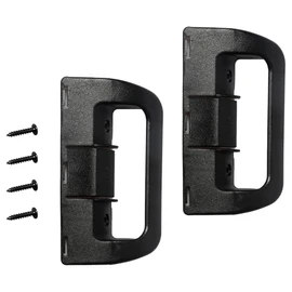 TonGass (2-Pack, Black RV Refrigerator Fridge Upper and Lower Door Handles Compatible with Dometic Fridge Upper and Lower Door DM2652 DM2852 DM2862 DM2662 and DM2663
