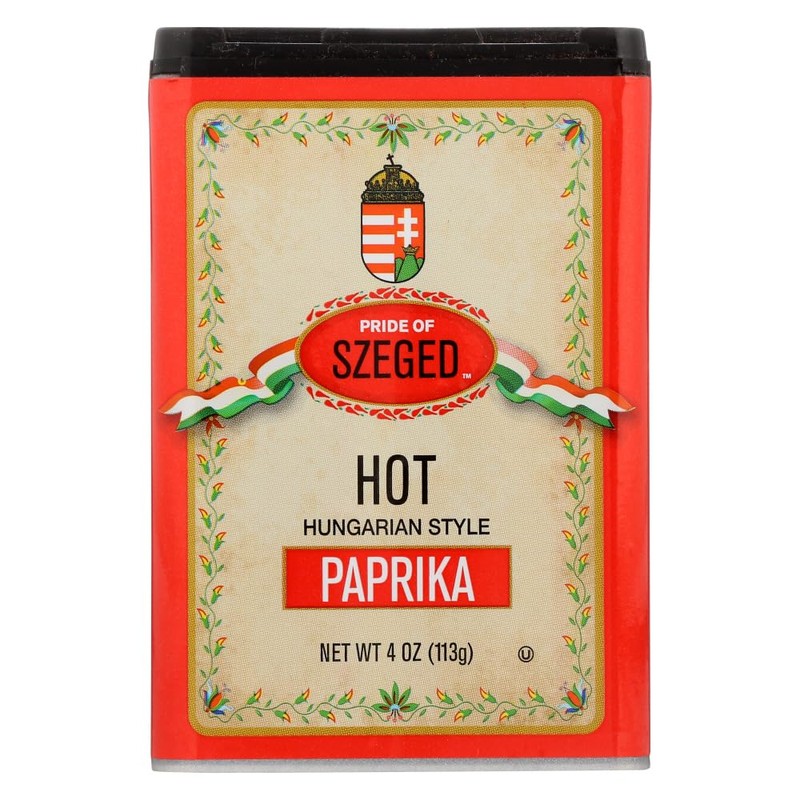 Szeged Hungarian Hot Paprika (6) 4 Ounce tins