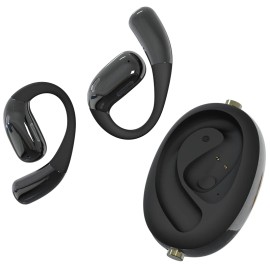 Newest A60 TWS V5.4 Wireless Headset AI Translator Earphone 140+ Languages LED HiFi Stereo Sound Ear-hookcolor: Black, model number: A60