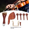 Violin Repair Parts Accessories High End Jujube Wood Tailpiece Chin