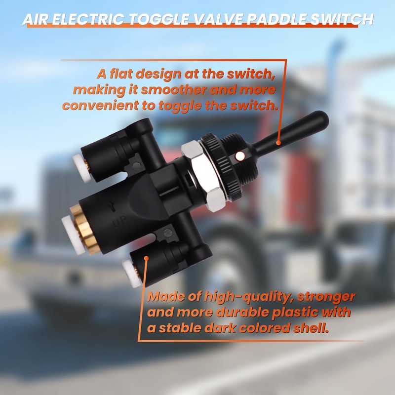 Air Window Toggle Valve Switch 1/4 Compatible with Peterbilt 379