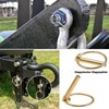 Folding Pins 12 Pieces Folding Pins for Trailers, M4.5 Folding
