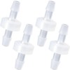 PAGOW 1/4 Inch Check Valve, 4 Packs 6mm One-Way Barb