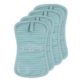 All-Clad - Soporte para ollas de Alta Calidad y Almohadilla Caliente: Resistente al Calor hasta 500 Grados, 100% algodón, Almohadilla Caliente de 10 x 6.2 Pulgadas, para Cocina y Barbacoa, Paquete de
