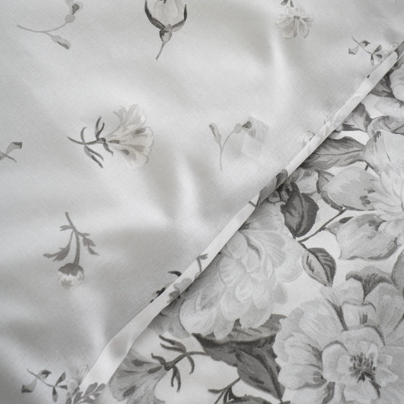 Catherine Lansfield Elinda Floral Reversible Single Duvet Cover Set with