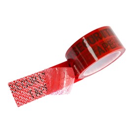 1 Roll 2"x55 Yard Red Tamper Evident Security Tape - Superior Tamperproof, Thick VOID Film Tamper Resistant Tape