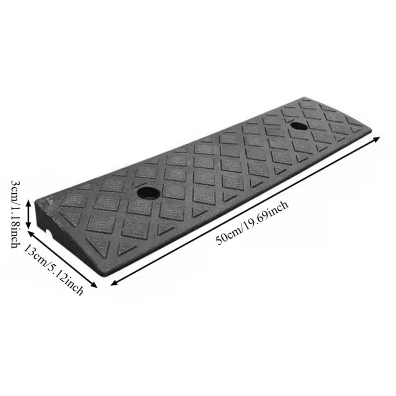 Portable Threshold Ramp for Wheelchairs, Scooters, Cars & Pets -