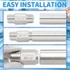 ChillWaves 304 Stainless Steel In-Line Siamese Check Valve 1/2" NPT