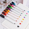 CIOUYAOS 32PCS Magnetic Whiteboard Pens Erasable, 8 Colour Fine Tip