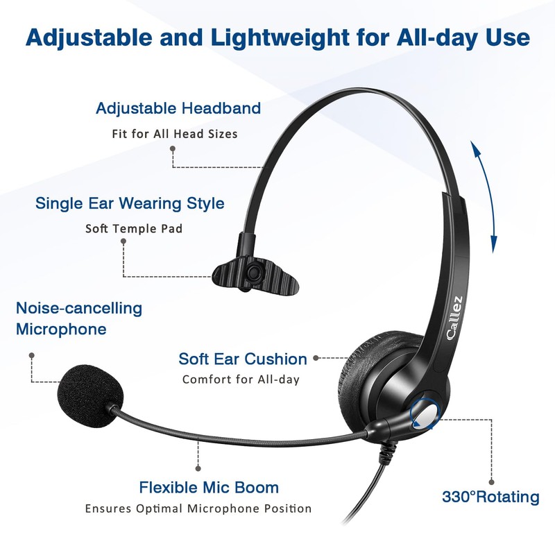 USB Headset PC for Business Skype UC Lync SoftPhone Call