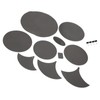 10Pcs Drum Mute Pad Volume Reduction Rubber Practice Silencer Mat